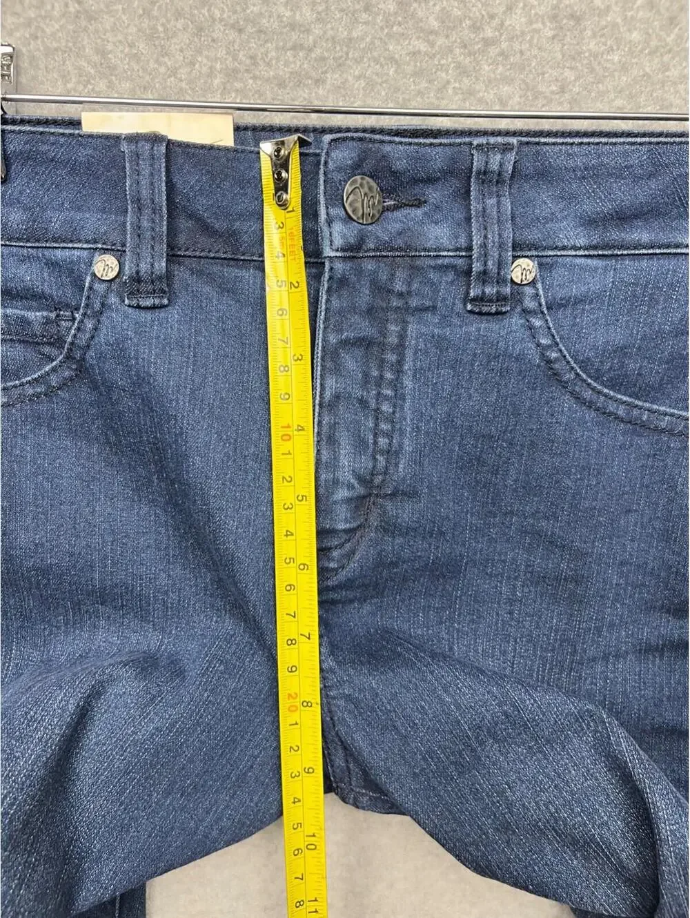 Miraclebody By Miraclesuit Womens Dark Wash Ankle Straight Jeans Size 2